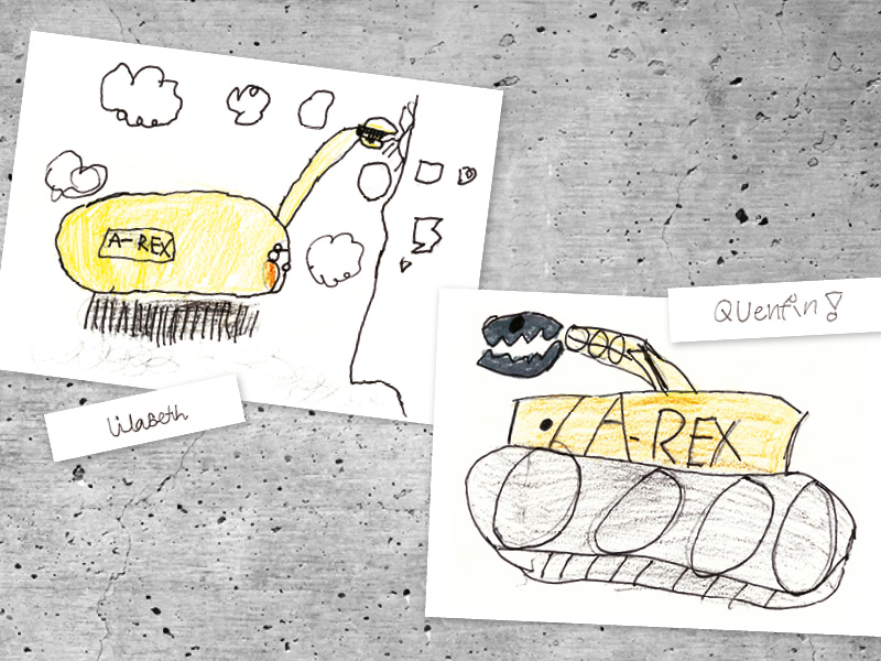 Aregger-Zeichnungen A-Rex-03